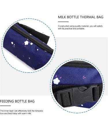 TOYANDONA Baby Wrapping Paper 2pcs Baby Bottle Insulated Bag Warmer Thermal Bag Infant Feeding Nursing Pouch Baby Bottles Dark Blue - Buy Online on GoSupps.com