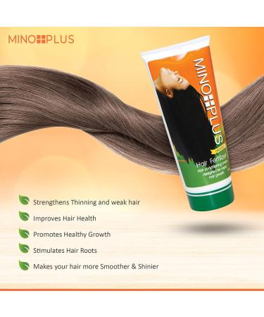 Mino Plus Organic Hair Fertilizer 150g with Carrot Oil - Prevent Hair Loss Naturally - Buy Online on GoSupps.com