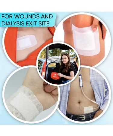 Sterile 4x4 Bordered Gauze Island Dressing | Adhesive & Breathable Wound Care | Latex-Free & Highly Absorbent (25 Pack) - Shop Internationally - Buy Online on GoSupps.com
