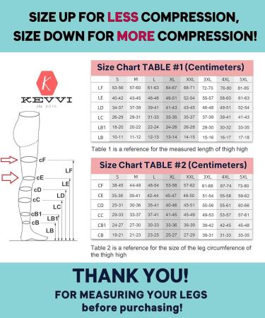 Buy KEVVI Thigh High Compression Stockings for Women & Men - 20-30 mmHg Ted Hose Open Toe Support Stockings (S to 5XL) - Beige Color - International Shipping Available - Buy Online on GoSupps.com