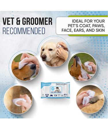 MAGICARE Pet Wipes 8x8 Inch Unscented Dog Paw Cleaner Wipes (400 pcs) - Ideal for Dogs & Cats - Buy Online on GoSupps.com