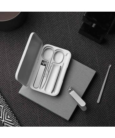 OUSIKA Nail Clippers Set of Nail Scissors Ear Spoon Nail Clippers Texture File Men and Women Nose Hair Trimming Pedicure Scissors Nails - Buy Online on GoSupps.com