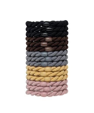 Tiger Rose Bracelet Hair Ties   Strong Elastic Hold Never Slips   Soft Comfortable Feel   Fits All Hair Types - Attractive colors for Wrist and Hair Wear