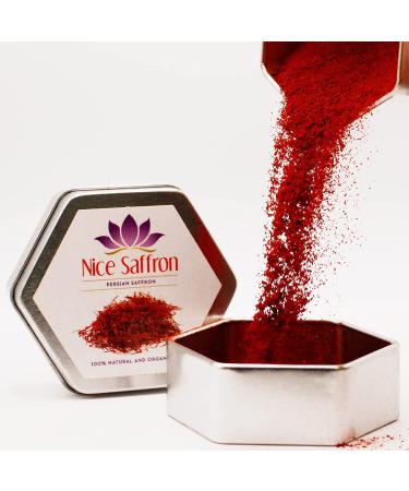 Premium Deep Red Saffron Powder - 5g | 0.17oz - Buy Online on GoSupps.com