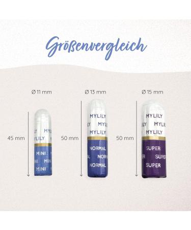 Mylily Bio Tampons - 100% Organic Cotton 0% Chemistry | Super X - Reliable Protection | Sizes | 2x16 Tampons - Eco-Friendly Feminine Care - Buy Online on GoSupps.com