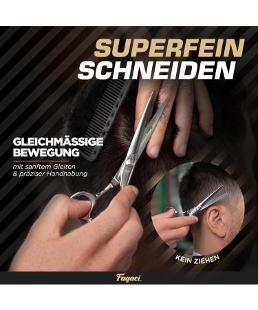 Fagaci Professional Hair Cutting Scissors 7 Inches - 440C Steel Ultra Sharp Hairdressing Shears for Precision Cutting - Buy Online on GoSupps.com