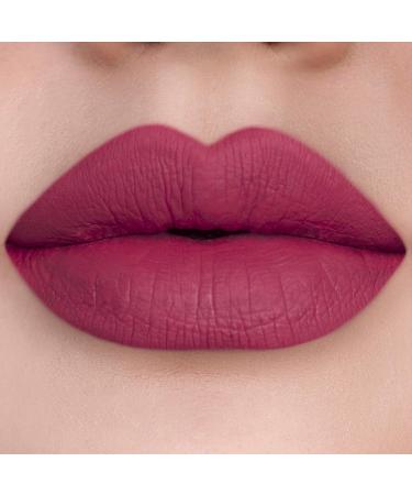 Buy ella+mila Agent Provocateur Velvet Matte Liquid Lipstick - Deep Berry | Lightweight Long Lasting Vegan & Cruelty-Free | International Shipping - Buy Online on GoSupps.com