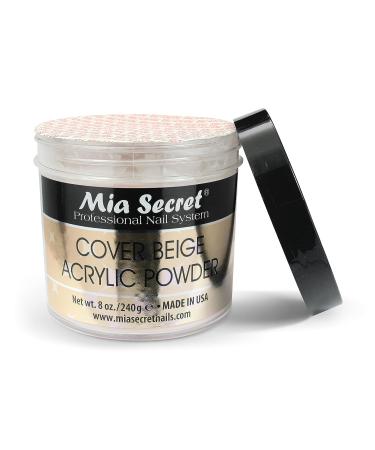 Mia Secret Cover Beige Acrylic Powder - 8 oz | Professional Grade - Buy Online on GoSupps.com