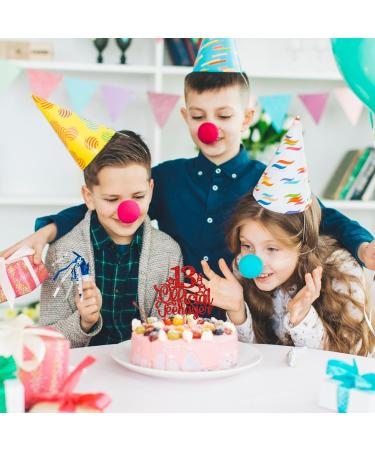 1 Pack 13 Official Teenager Cake Topper Red Glitter Number 13 Cheers to 13 Cake Topper 13th Birthday Cake Pick Decorations for Teen 13th Birthday Party Decorations Supplies - Buy Online on GoSupps.com