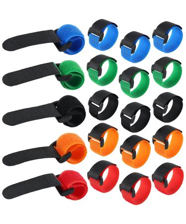 20 Pieces Fishing Rod Straps Fishing Rod Ties Fishing Pole Straps Fishing Belt Fishing Rod Holder Strap Fishing Pole Holders Multi Color