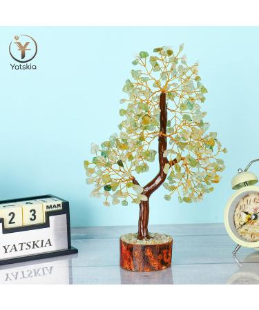 Green Jade Crystal Tree - Reiki Decor - Gemstone Tree of Life - Chakra Stones - Holistic Gifts for Women - Buy Online on GoSupps.com