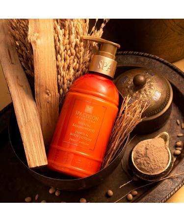 Buy SPA CEYLON Sensual Sandalwood Hand and Body Lotion - Deep Hydrating Moisturizer with Coconut Almond & Rice Bran | Cooling & Invigorating | Ideal for All Skin Types - International Shipping Available - Buy Online on GoSupps.com