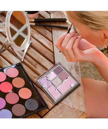 Colorful Eyeshadow Palette - 7 Colors Blendable Bright Makeup Palette | Matte Shimmer Pressed Eyeshadow Glitter Makeup Palette for Teens Beginners Travel Makeup Kagrote Streamer Iris No. 19 - Buy Online on GoSupps.com