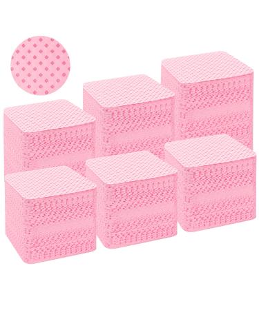 Lint Free Nail Wipes 540PCS Nail Supplies Nail Polish Remover Wipes Super Absorbent Soft Nail Wipes for Fingernail Polish Remover and Eyelash Extension Wipes for Nail Art 540 Pink