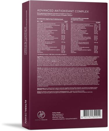  Perfect Health Perfect Health Antioxidant Resveratrol 100mg - Curcumin C3 Complex & Bioperine - For Heart Skin and Joints - Vinitrox & Green Tea - 30 Vegetarian Tablets - Buy Online on GoSupps.com