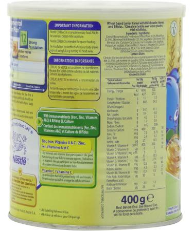 Nestl Cerelac Infant Cereals Honey And Wheat 400 g (Pack of 4) - Buy Online on GoSupps.com