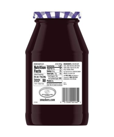 Smucker's Concord Grape Jelly 32oz (Pack of 6) - Delicious Concord Grape Spread - Buy Online on GoSupps.com