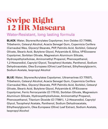 PYT Beauty 12 Hour Longwear Lengthening and Volumizing Black Mascara - Hypoallergenic Vegan Makeup (1 Count) - Buy Online on GoSupps.com