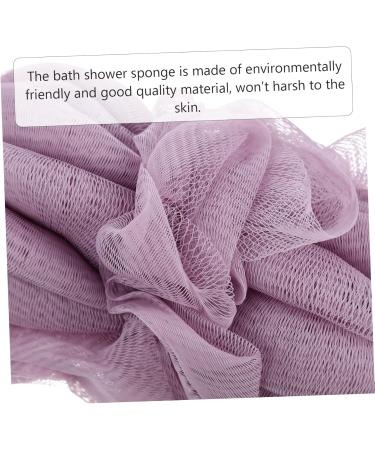 Angoily 2pcs Bath Ball Back Strip - Exfoliating Shower Sponge & Massage Pouf | Elastic Mesh Accessories for Ultimate Relaxation - Buy Online on GoSupps.com