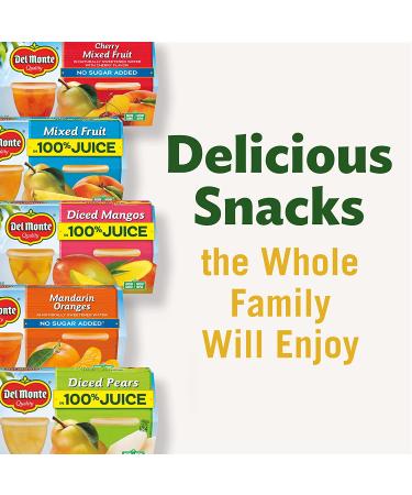 Del Monte Diced Pears in Light Syrup 16 Oz - Pack of 4 | High Quality and Convenient Snack Option - Buy Online on GoSupps.com