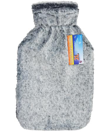 Hot Water Bottle Cover Only 2L Premium Cover (Black)