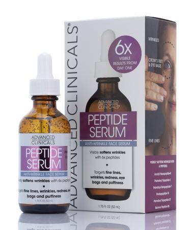 Advanced Clinicals Peptide Serum 1.75 fl oz (52 ml) - Buy Online on GoSupps.com