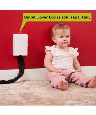 Child Proof Cord Covers - Cuttable & Flexible DIY Wraps for Baby Proofing and Organizing PC, Home Entertainment, and Office Computer Wiring - Black - Buy Online on GoSupps.com