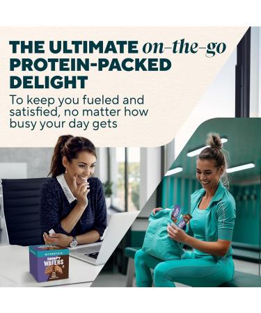 Myprotein Protein Bars Crispy Protein Wafers 15g High Protein Snacks Box of 10 Chocolate Wafers Packs Milk & Whey Protein Isolate Light & Crunchy - Buy Online on GoSupps.com