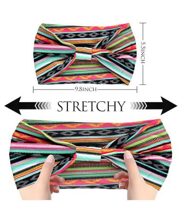 Yinder 18 Pcs African Turban Headbands for Women - Boho Wide Head Scarf Set for Yoga, Running & Sports - Buy Online on GoSupps.com