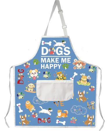 BNQL Waterproof Dog Cooking Apron | Cute Puppy Care Gift & Groomer Essential - Make Dogs Happy! - Buy Online on GoSupps.com