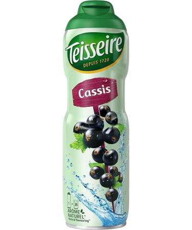 Teisseire Blackcurrant Syrup for Refreshing Drink Cocktails Recyclable Bottle 60cl - Buy Online on GoSupps.com