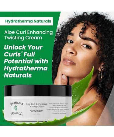 Hydratherma Naturals Aloe Curl Enhancing Twisting Cream - 8 Oz | Best Moisturizer for Curls International Shipping Available - Buy Online on GoSupps.com