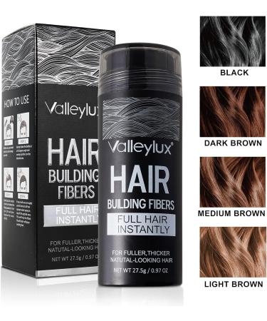 sefudun Natural Hair Building Fibres (BLACK) Hair Fibres Powder Thinning Hair Instantly Fill in 15 Sec |Unisex | 4 Shades- Hair Thickener and Topper Fine Hair - Buy Online on GoSupps.com