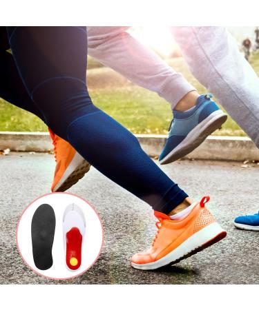WLLHYF Plantar Fasciitis Relief Arch Support Shoe Inserts Insoles for Flat Feet High Arch Support Insoles for Men Women Orthotic Feet Heel Pain Shock Absorption Comfortable Insoles(UK7-11) - Buy Online on GoSupps.com
