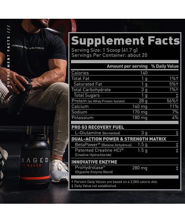 Post Workout Protein Powder  RE-KAGED Whey Protein Powder  Great Tasting Protein Shake with Whey Protein Isolate for Fast Post Workout Recovery with Complete BCAAs & EAAs (Iced Lemon Cake) - Buy Online on GoSupps.com
