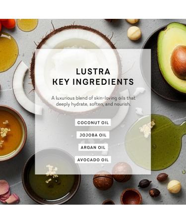 Pure Romance Lustra Hydrating Body Oil Dirty French Scent 7 fl oz Coconut Jojoba Avocado Oils for Moisturized Skin Lustra Dirty French - Buy Online on GoSupps.com