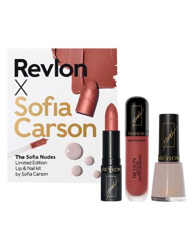 REVLON X Sofia Carson Makeup Kit - The Sofia Nudes 3 Count