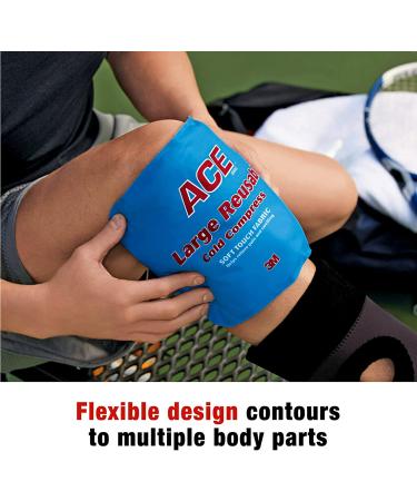 ACE Brand Large Blue Reusable Cold Compress - 1 Pack - Buy Online on GoSupps.com