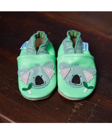 Soft Sole Leather Baby Shoes for Boys and Girls | Toddler Walking Shoes 0-6 Months - Koala - Buy Online on GoSupps.com