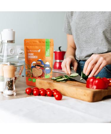 Quality Superfood Amaranth Seeds Grown in The Peruvian Andes Mountains. Gluten Free Vegan. 500g - Buy Online on GoSupps.com