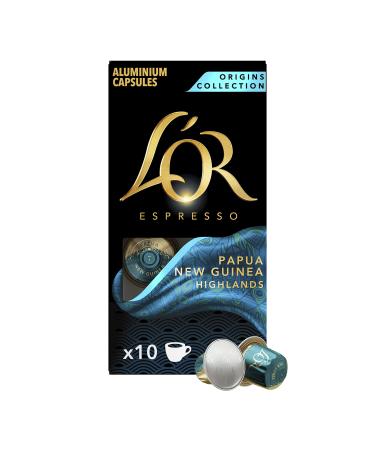 L'Or Café Aluminum Capsules Papua Intensity 7 - X10 - 10 capsules