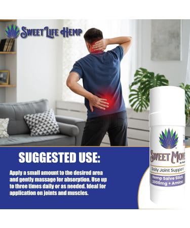 Sweet Life Hemp Salve Stick 3000mg | Organic Pain Relief Muscle Rub | International Shipping | Small Business - Buy Online on GoSupps.com