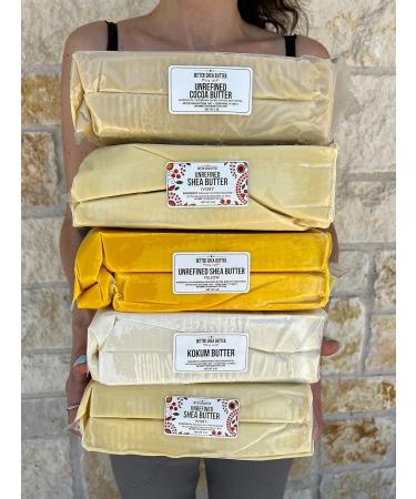 Buy Better Shea Butter Raw Mango Butter 10 lb - 100% Pure & Hexane-Free for Soap Body Butter Lotion & More - Buy Online on GoSupps.com