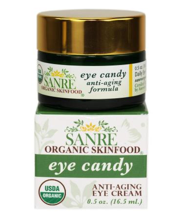 SanRe Organic Skinfood - Eye Candy - USDA Organic Anti-Aging Eye Contour Cream