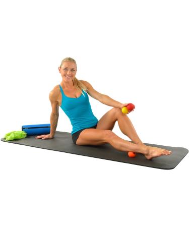Travel Roller Deluxe Kit Foam Roller *BLUE* Includes Travel Roller 4.3 3 variable density trigger point balls/poster 6ft TPR Mobility Band 1.5 hours exclusive video instruction + NEW APP - Buy Online on GoSupps.com