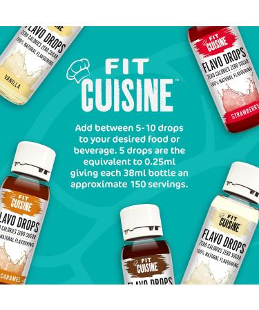 Fit Cuisine Applied Nutrition Flavo Drops Vanilla 38 ml - Buy Online on GoSupps.com