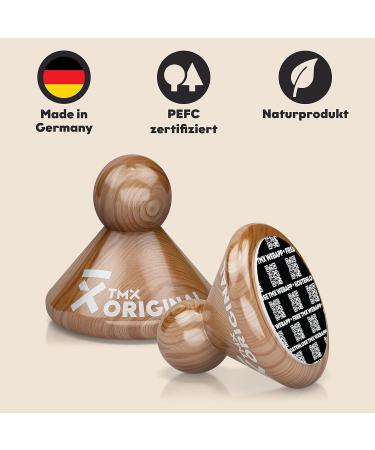 TMX Trigger Original - Acupressure Trigger Point Massage Tool for Muscular Pain Relief | Made in Germany | Natural Beech Wood - Buy Online on GoSupps.com