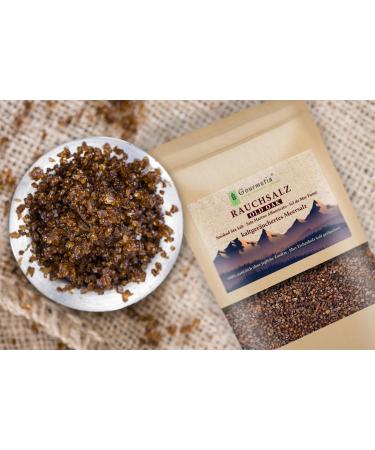 Gourmetia Smoked Salt Coarse 2KG - Premium Natural Cold Smoked Sea Salt for Culinary Excellence | Fine & Coarse Varieties Available - Buy Online on GoSupps.com