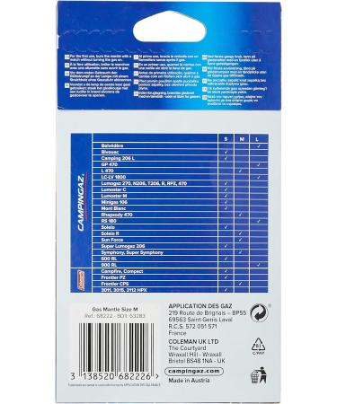 Campingaz AA8 Mantle - Size M White | 11 x 10 x 0.5 cm - International Shipping Available - Buy Online on GoSupps.com