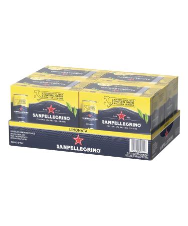 Sanpellegrino Italian Sparkling Drink Limonata  Sparkling Lemon Beverage  24 Pack of 11.15 Fl Oz Cans - Buy Online on GoSupps.com
